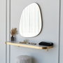 Hanah Home Soho Espejo Dorado 58x75 cm para Salón, Dormitorio o Baño
